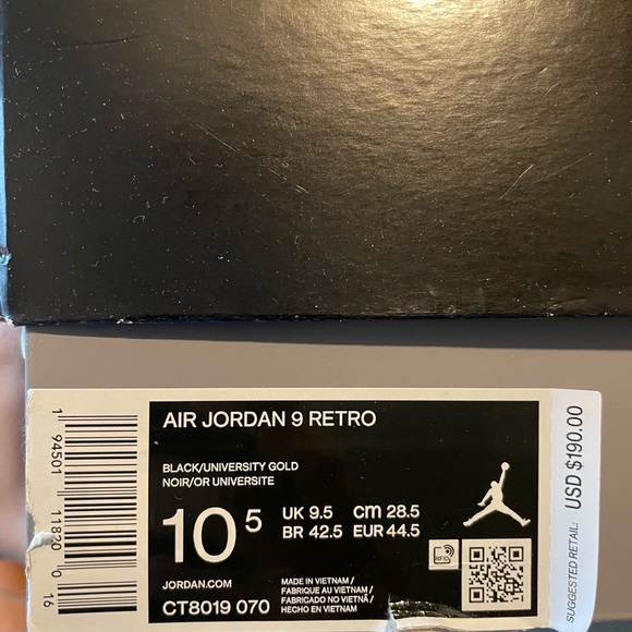 Air Jordan 9 Retro - Picture 6 of 6